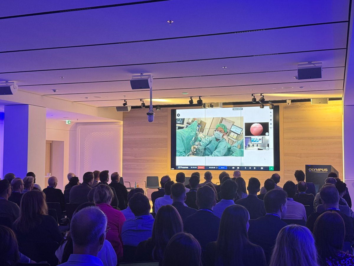 OlympusUrology's tweet photo. 🎥 Live from Hamburg! The #BPHInnovationsForum2025 is streaming a live surgery broadcast 🔴

💡 Dr. J. Sánchez (live from Barcelona 🇪🇸) is providing delegates with an expert overview of:
 “Thulium Fiber Laser Enucleation of the Prostate with Soltive.”

Learn more about SOLTIVE technology here 👉 https://t.co/HdE36EALTl

#Olympus #UroSurgeon #BPH #iTind #SOLTIVE #20YearsofPLASMA #OpenUpToBetter