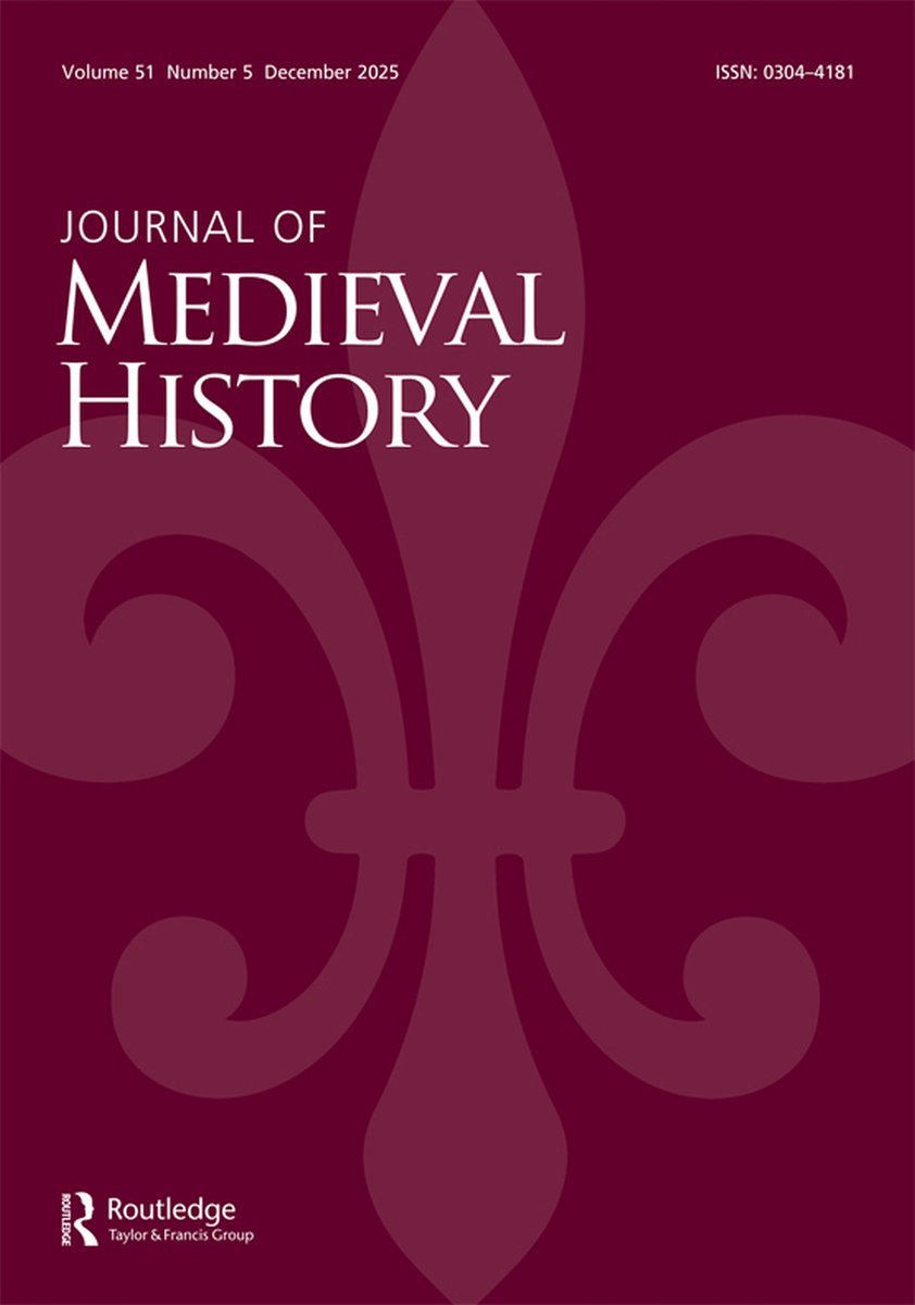 Journal of Medieval History, Volume 51, Issue 5 (2025)
facebook.com/MedievalUpdate…
tandfonline.com/toc/rmed20/51/5
#medievaltwitter #medievalstudies