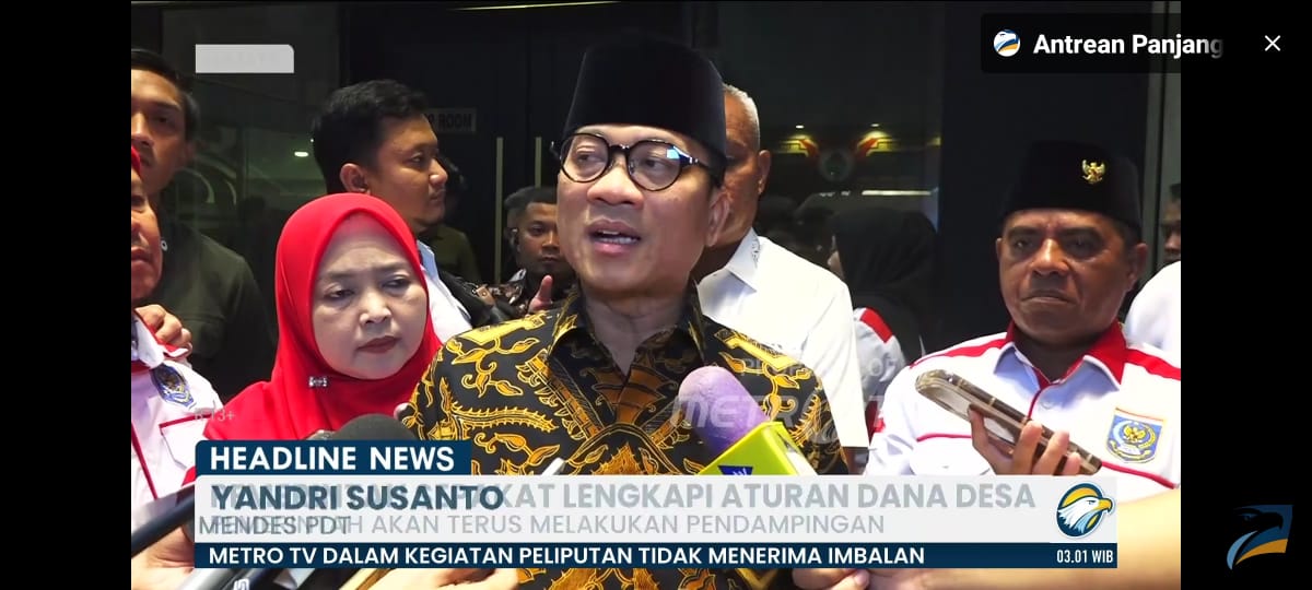 Ditengah keresahan pemerintah desa tentang PMK 81, kemendes berkoordinasi dengan Menteri dalam negeri dan Menkeu untuk pengaturan dana desa
#KemendesPDTPeduliDesa
#MenteriDesaPeduliDanaDesa
#YandriSusantoBerjuangUntukDesa
#PendampingDesaPeduliDD 
<a href="/prabowo/">Prabowo Subianto</a>
<a href="/YandriSusanto/">Yandri Susanto</a>