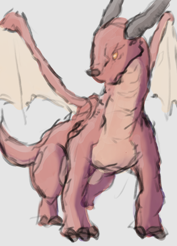 StarKAZUMA's tweet photo. @ArtAnikiYoutube Thanks for the artshare!
I've been sick on and off so not drawing nearly as much as I want to but here's a pic of a dragon and another of a succubus. Both with experiments using different brushes and stuff like that. https://t.co/YpvLUuzgwx