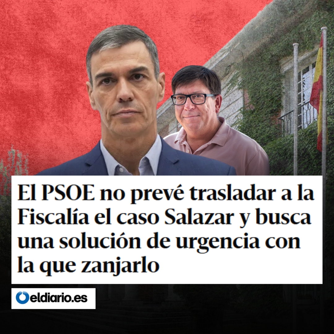 ¿Qué sabe Salazar de Pedro Sánchez para que el PSOE no se atreva a ir contra él?