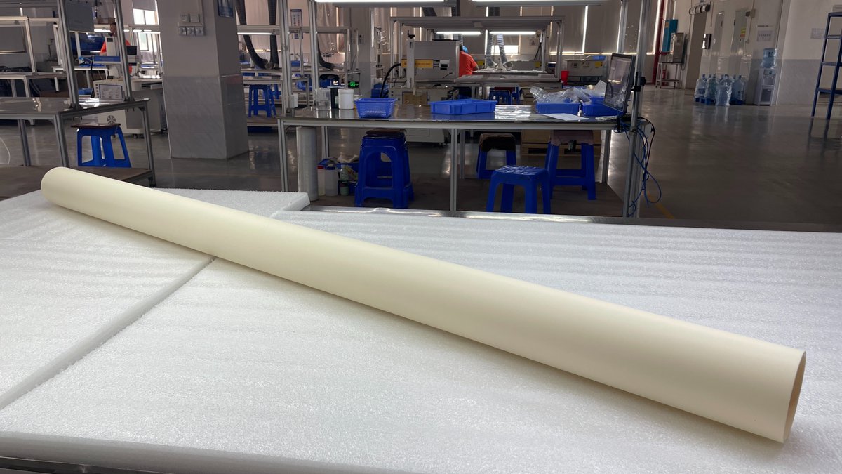mingruiceramic's tweet photo. 1700mm High Purity Alumina Ceramic Tube
✅ Our long ceramic tubes deliver excellent thermal stability, wear-resistance, mechanical strength, and precise dimensional control.
#CeramicTube #Alumina https://t.co/Y2XSfC9U2A