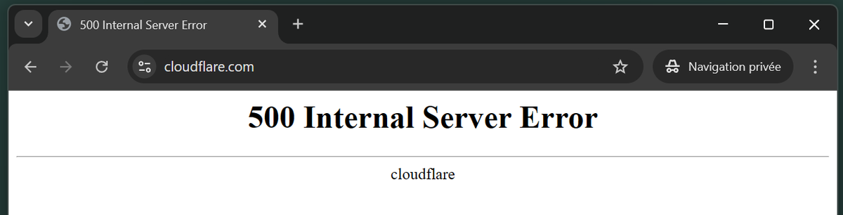 Eisteed_3d's tweet photo. Here we go again @Cloudflare https://t.co/5AYe6RXHHu