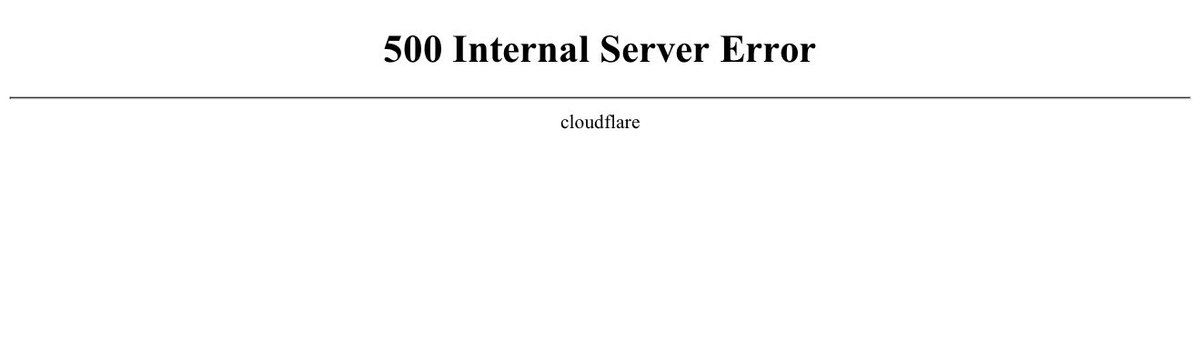 Erm <a href="/Cloudflare/">Cloudflare</a>… your website and the internet is down again