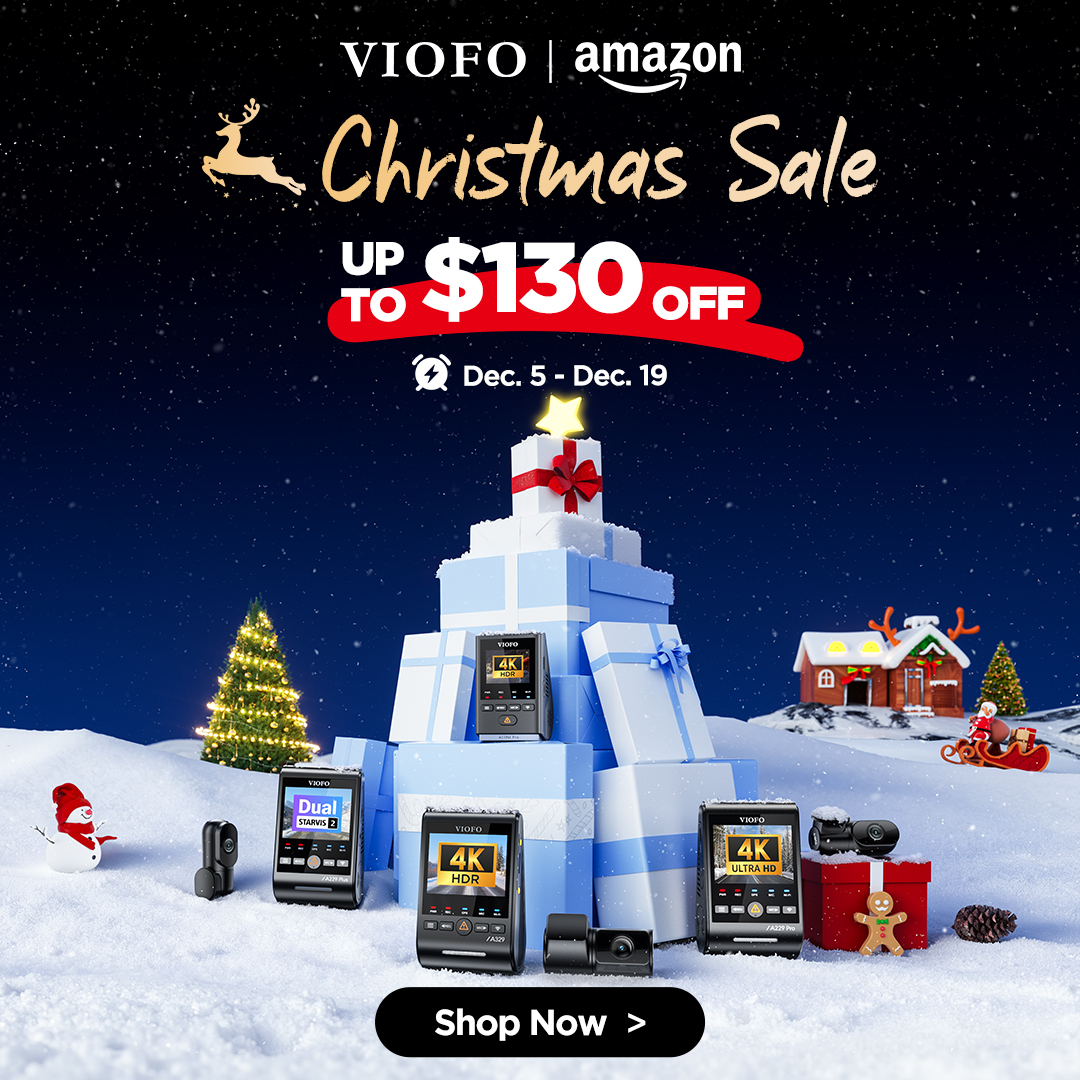 viofo's tweet photo. 🎄✨ VIOFO Amazon Christmas Sale is here! ✨🎄
From Dec 5 to Dec 19, enjoy up to $130 off our premium VIOFO dash cams. 🚗
📌 Shop now: https://t.co/jDCE94ZJmD
Make your holiday drives safer and capture every moment with clear, reliable footage.
#viofo #dashcam #christmas #amazon https://t.co/O1T5iQ24oH