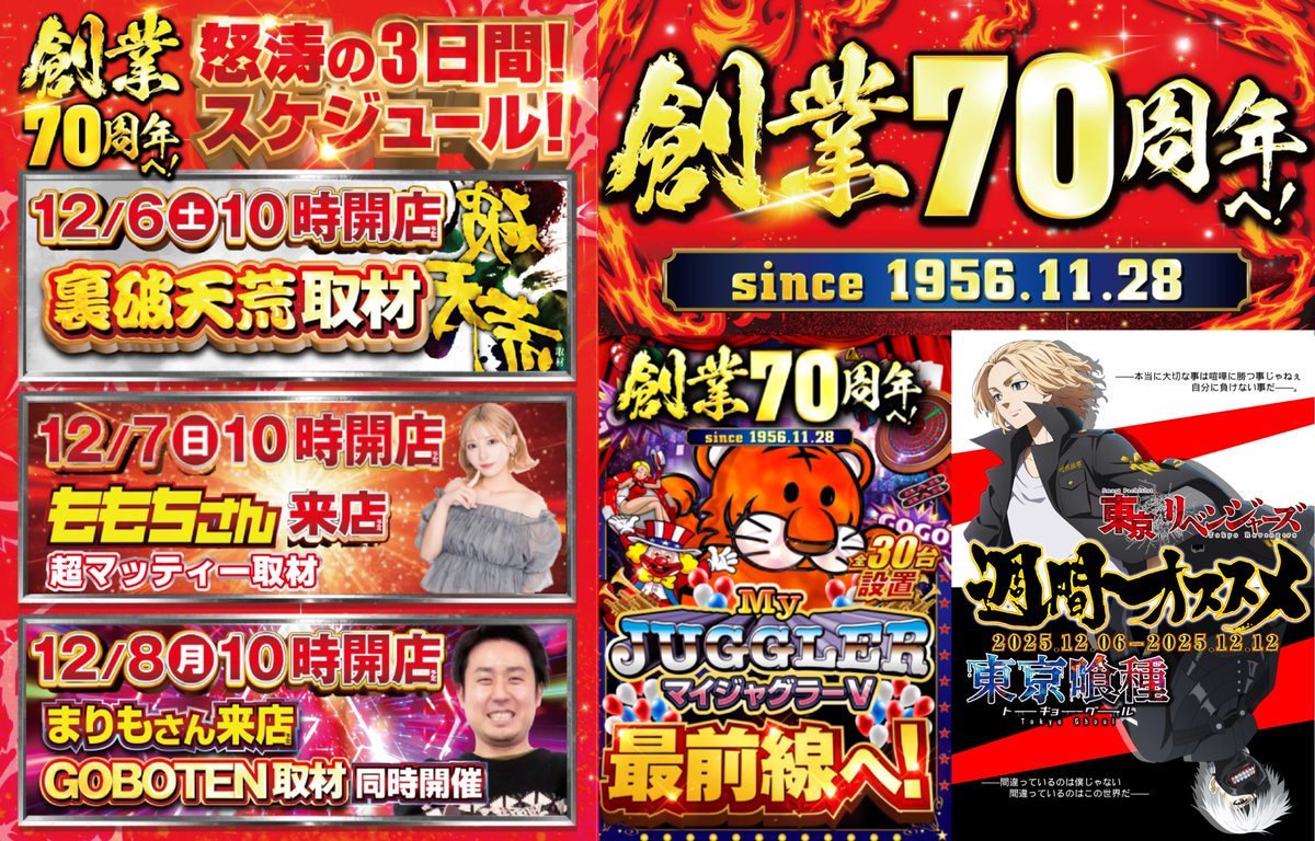 👾ガイの注目ホール👾 12/6 新！ガーデン春日部 👾初🔰 裏破天荒来店