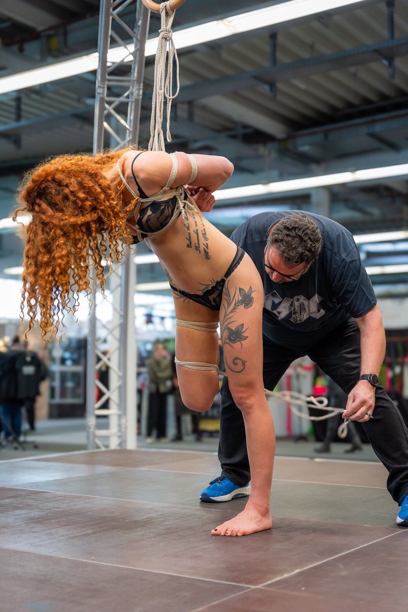 Tied up by Choosen Harry in bondage♥️