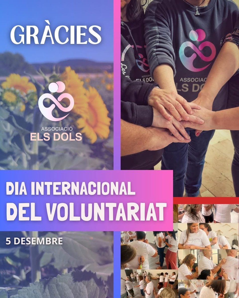 💯 Avui i cada dia, GRÀCIES DE TOT COR AL VOLUNTARIAT que fa possible aquest camí.

❤️ No hi ha més gran que la força de l'amor, i destinar-la als demés no té preu.

#Terrassa #Voluntariat #diainternacionaldelvoluntariat #graciesvoluntariat #PuntVoluntariatTerrassa <a href="/ajterrassa/">Ajuntament de Terrassa</a>