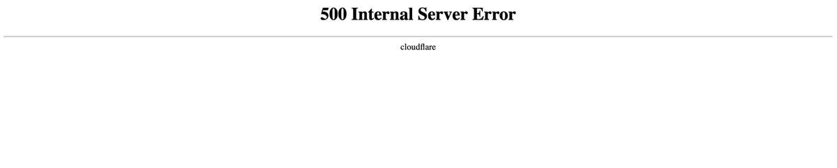 SibyAlwyn's tweet photo. https://t.co/cjRmBnsz2S

Cloudlfare is down again https://t.co/Z32CpCdhCB
