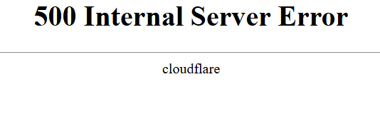 Cloudflare sucks.