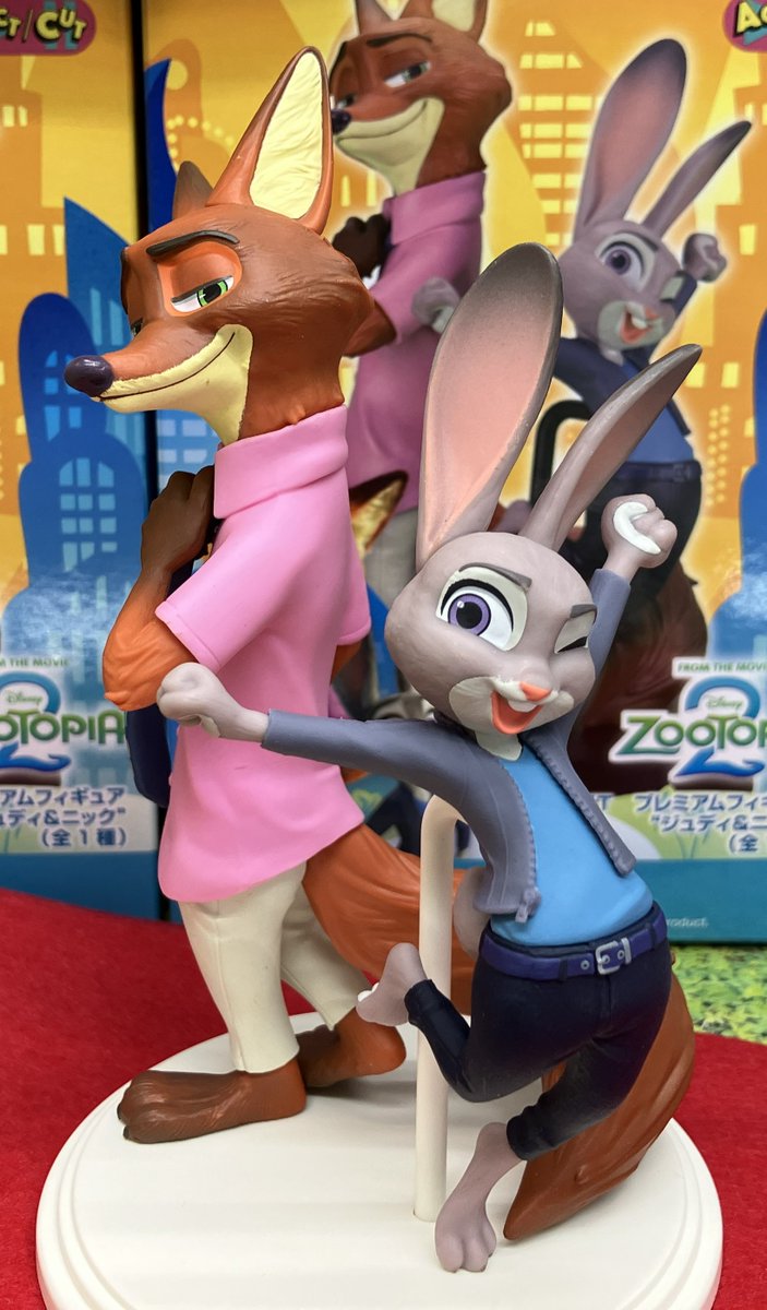 ⭐️NEW PRIZE⭐️》 【ズートピア2ACT/CUTプレミアムフィギュア