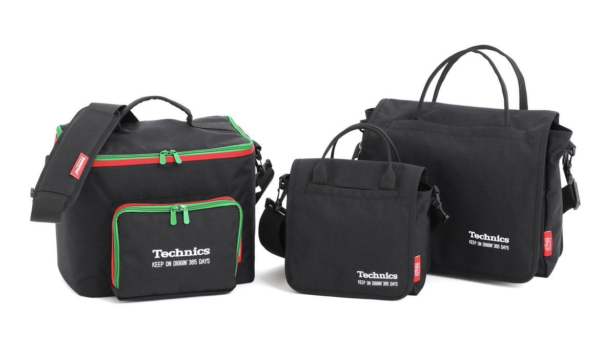 TechnicsとManhattan Portageのコラボバッグ3種の販売をDMC JAPANのSHOPでもはじめました

King of Diggin'ことMUROの監修でタウンユースからDJの現場までタフに使える万能モデルです

dmcjapan.thebase.in