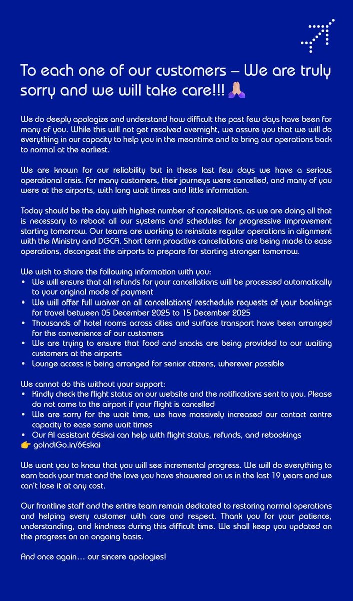 RahulBehura3's tweet photo. DGCA withdraws weekly rest order for pilots; airline issues apology https://t.co/pJRPoM3OY8