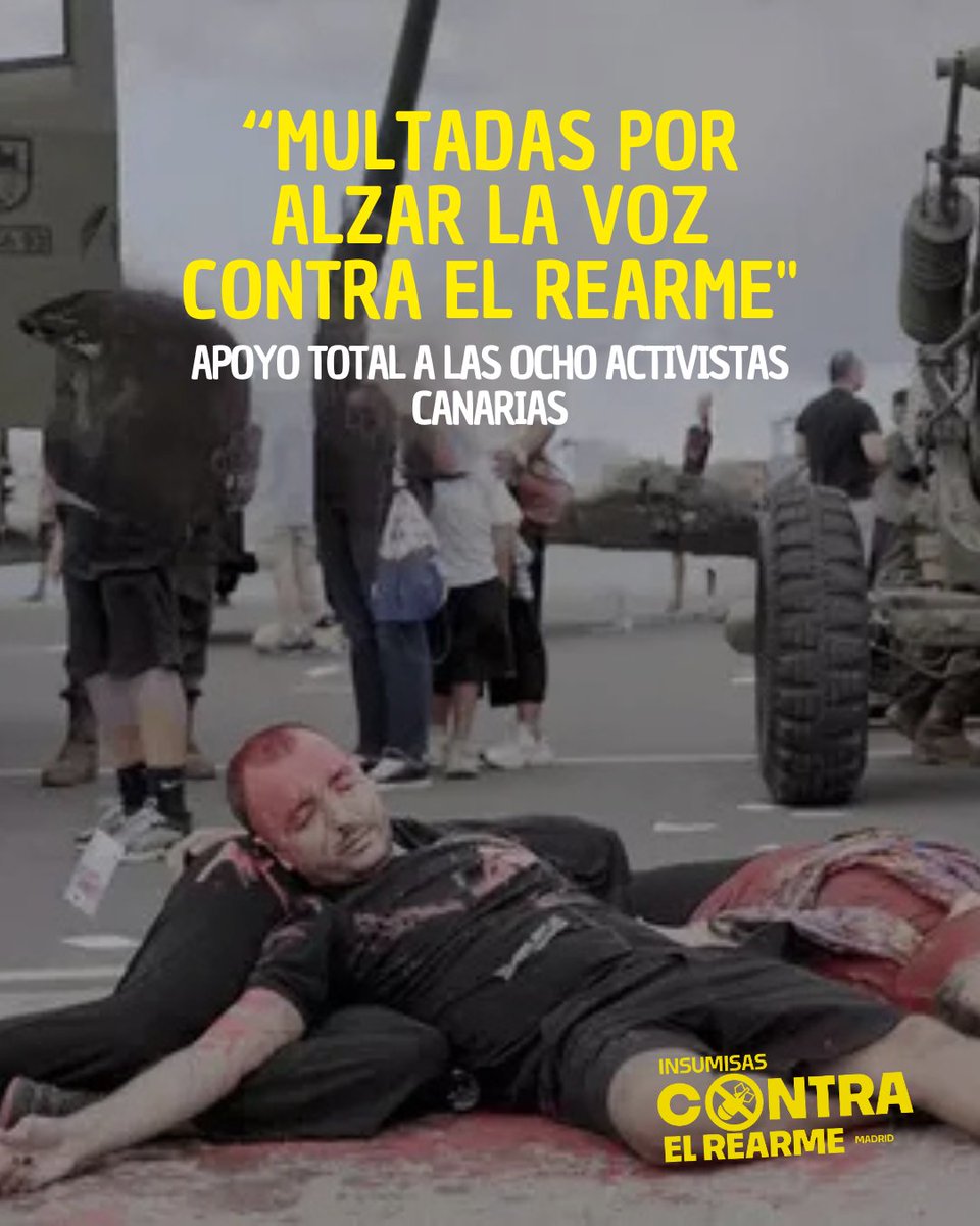 Insumisas Contra el Rearme tweet media