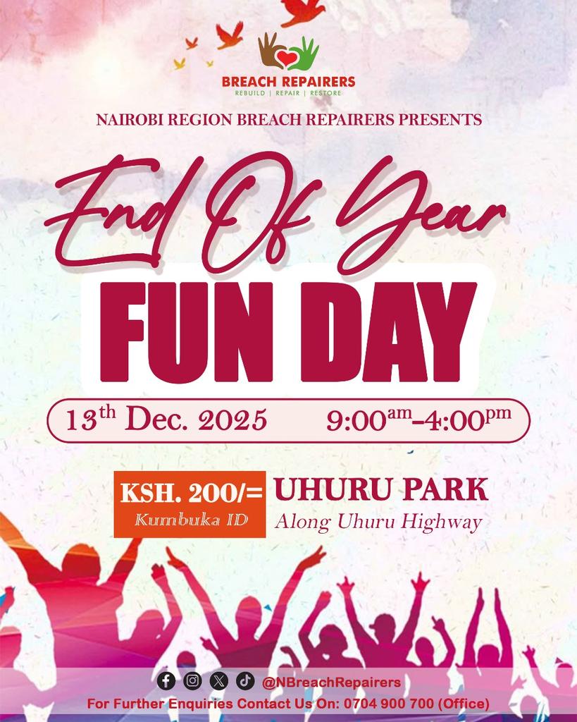 NBRepairers's tweet photo. Let's wrap up the year in style!🥳
It's time to take a study break💃💃
Treat yourself to this epic end of year fun day🤭🤭 #NationalBreachRepairers
#RebuildRepairRestore https://t.co/waxvVbHgkn