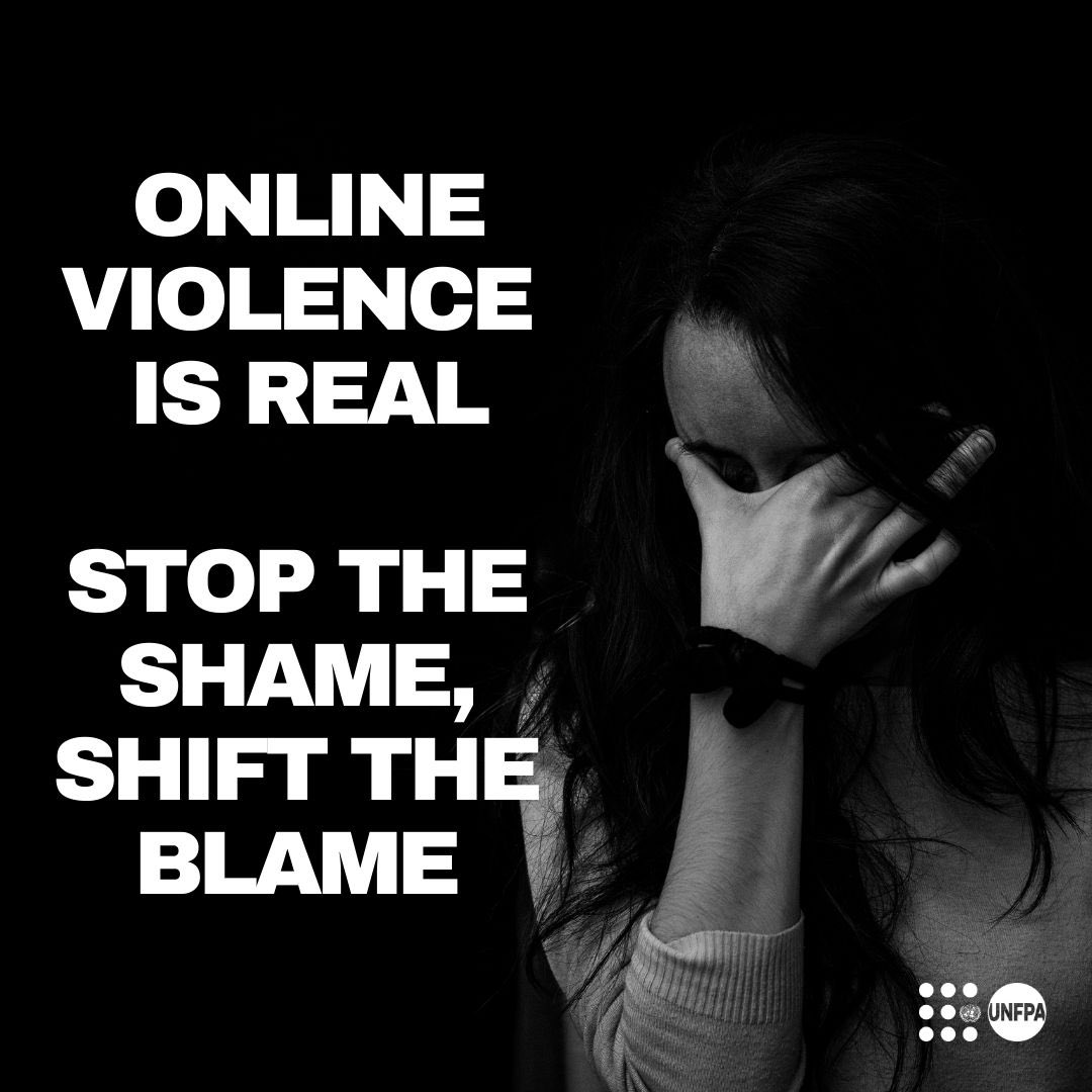 Online abuse is NEVER the victim’s fault.

Hold abusers accountable.

Protect survivors.

Demand justice.

Join <a href="/UNFPA/">UNFPA</a> to #ENDViolence online: unf.pa/3LSpXSZ

#16Days