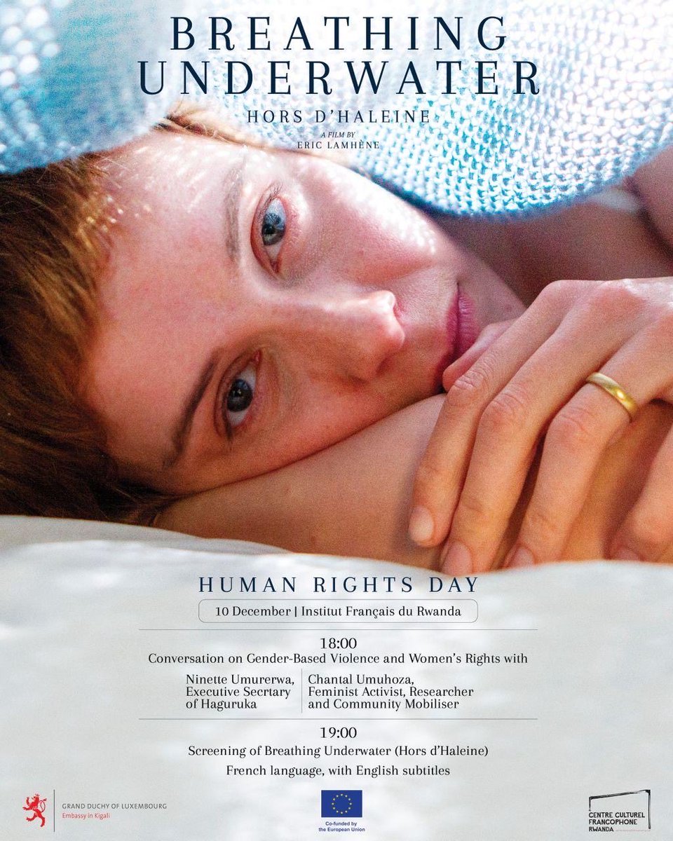 tangacommunity's tweet photo. We invite you to take part in a thoughtful dialogue on gender-based violence, followed by the screening of Breathing Underwater.
We are honoured to have our Executive Director from Tanga Community  join as a guest speaker.

We look forward to seeing you there! https://t.co/ruwu8UvpXo