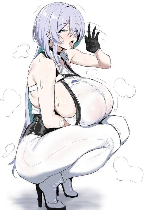 NIKKEのブリッド:サイレントトラックのちょいエッチな絵です。