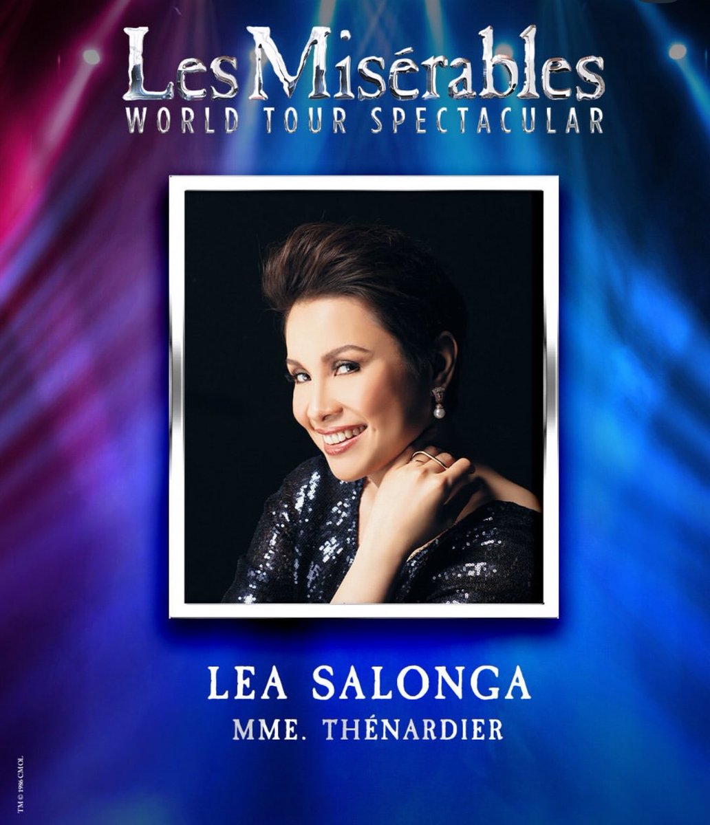 asdfghjvk's tweet image. WHAT A WIN FOR US!!!! Lea Salonga as Madame Thénardier and Rachelle Ann Go as Fantine!!! ❤️
