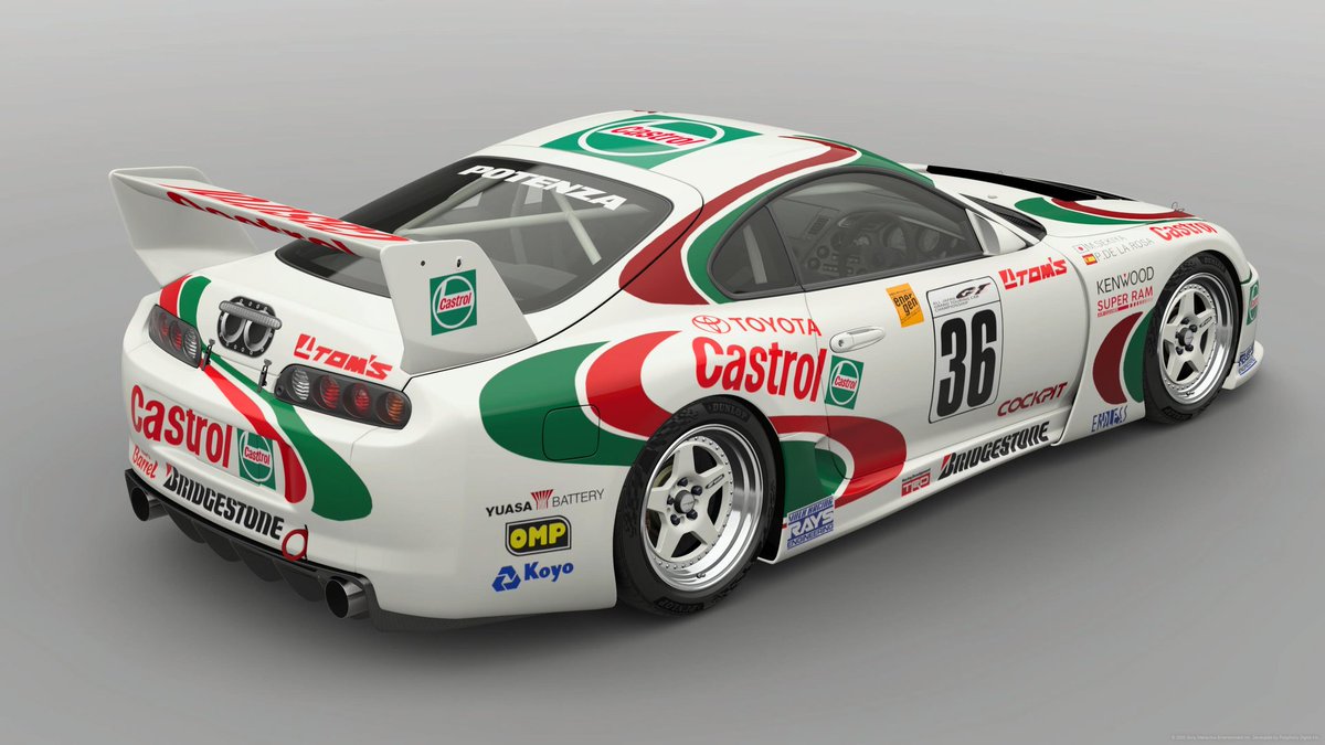 Castrol TOM'S Supra GT 1996 パワーパックスープラで意外と作られて