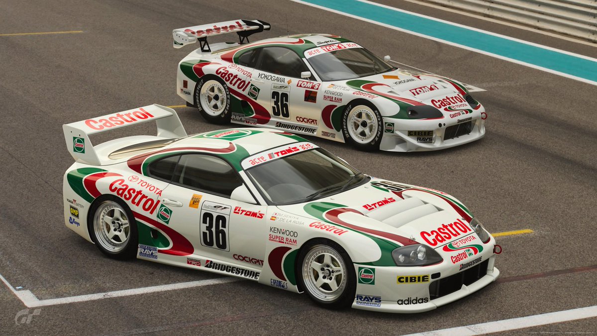 Castrol TOM'S Supra GT 1996 パワーパックスープラで意外と作られて
