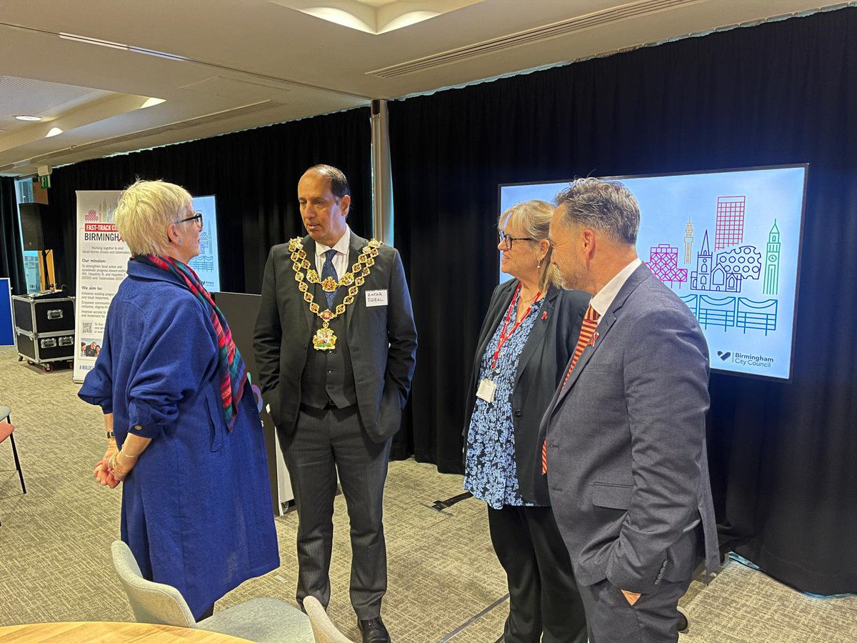 BrumLordMayor's tweet photo. Proud to support Birmingham’s Fast Track City+ programme tackling HIV, hepatitis and TB.
Together we can end stigma and save lives.
What does health equality mean to you?
#FastTrackCities #HealthForAll https://t.co/fF555FCWvp