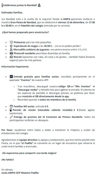 Ampa Ceip Maestro Padilla (@ampamaestro) on Twitter photo 