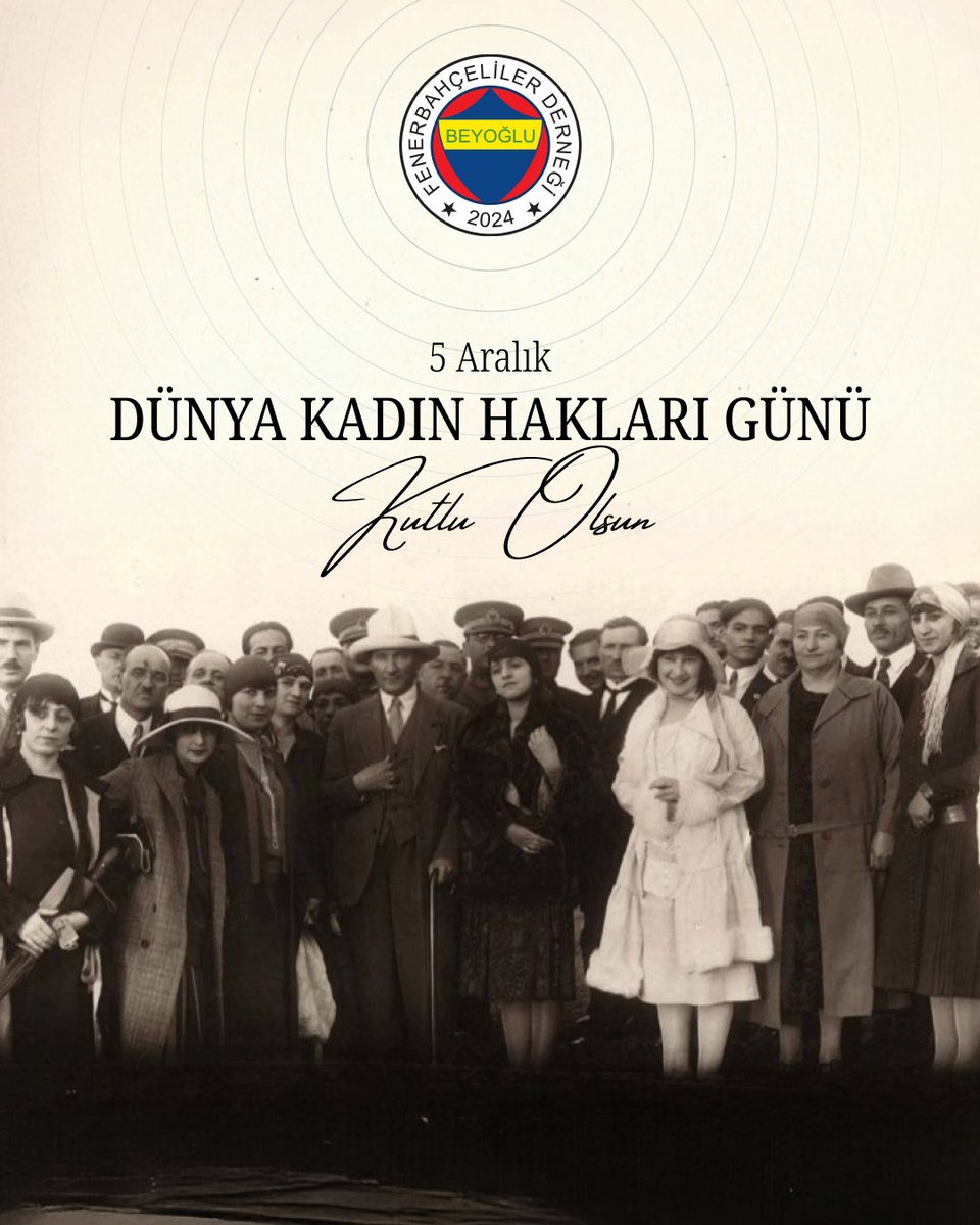“Dünyada her şey kadının eseridir.” — Mustafa Kemal Atatürk

Bu eşsiz anlayışın ışığında Dünya Kadın Hakları Günü’nü kutluyoruz.
Kadınların eşit, özgür ve güçlü yarınları için mücadeleyi sürdürüyoruz.
💛💙🇹🇷
#DünyaKadınHaklarıGünü #Atatürk #Eşitlik