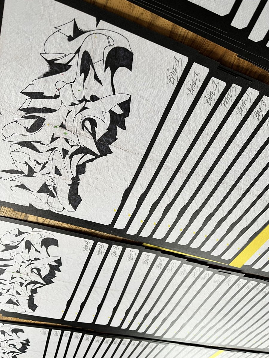 Print sketches signed, for collectors edition Bates book release...