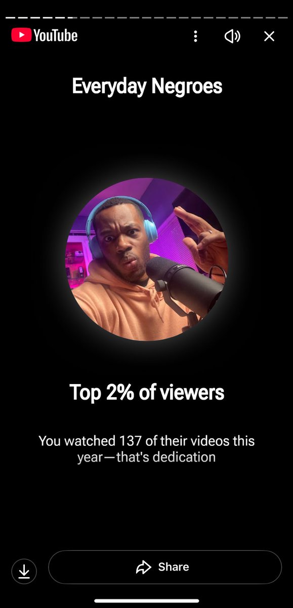 Со спотифаем понятно, а как насчет YouTube wrapped??