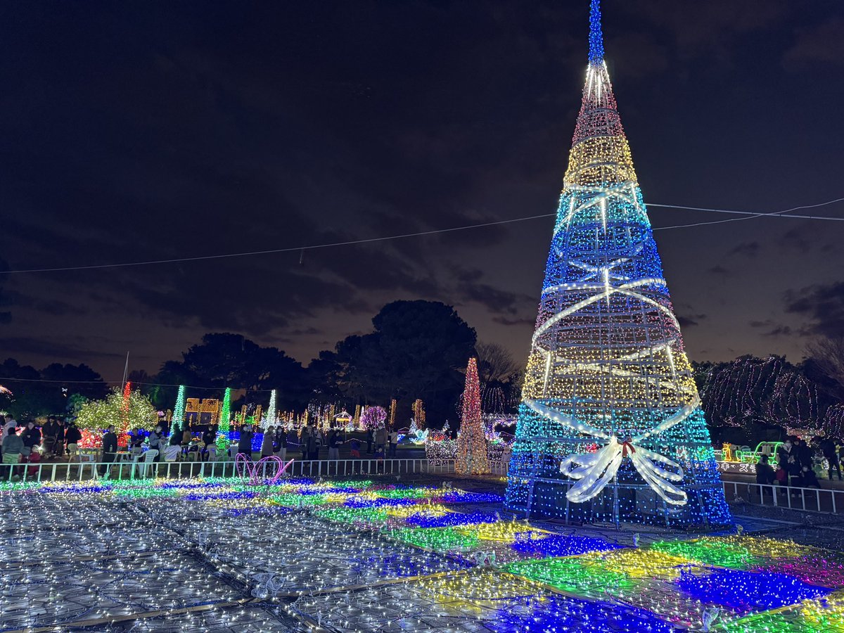 フローランテのイルミネーション・フラワーガーデン、始まりました