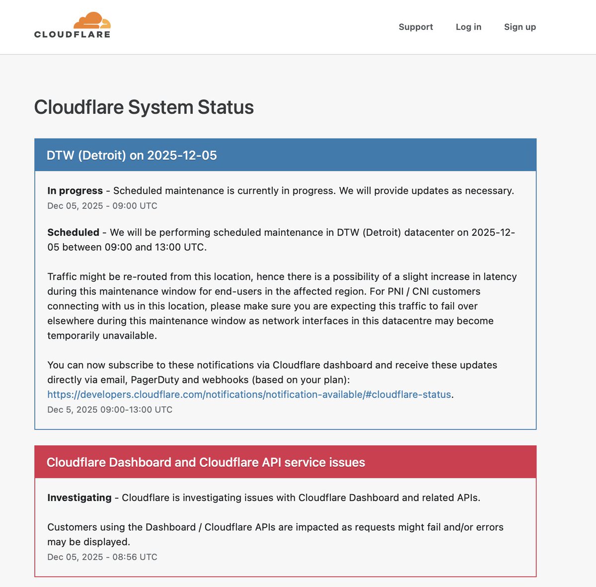 cloudflare error screenshot