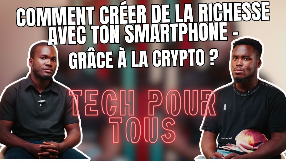 Nouveau Tech Pour Tous !

Comment créer de la richesse avec ton smartphone grâce à la crypto ?
Avec notre invité Koffi Elom Josué TONOUGBA 🔥

🎥 Regarde l’épisode ici 👉 youtu.be/-TGfd1ut5i0

#Crypto #Blockchain #TechPourTous #REA #AfriqueTech