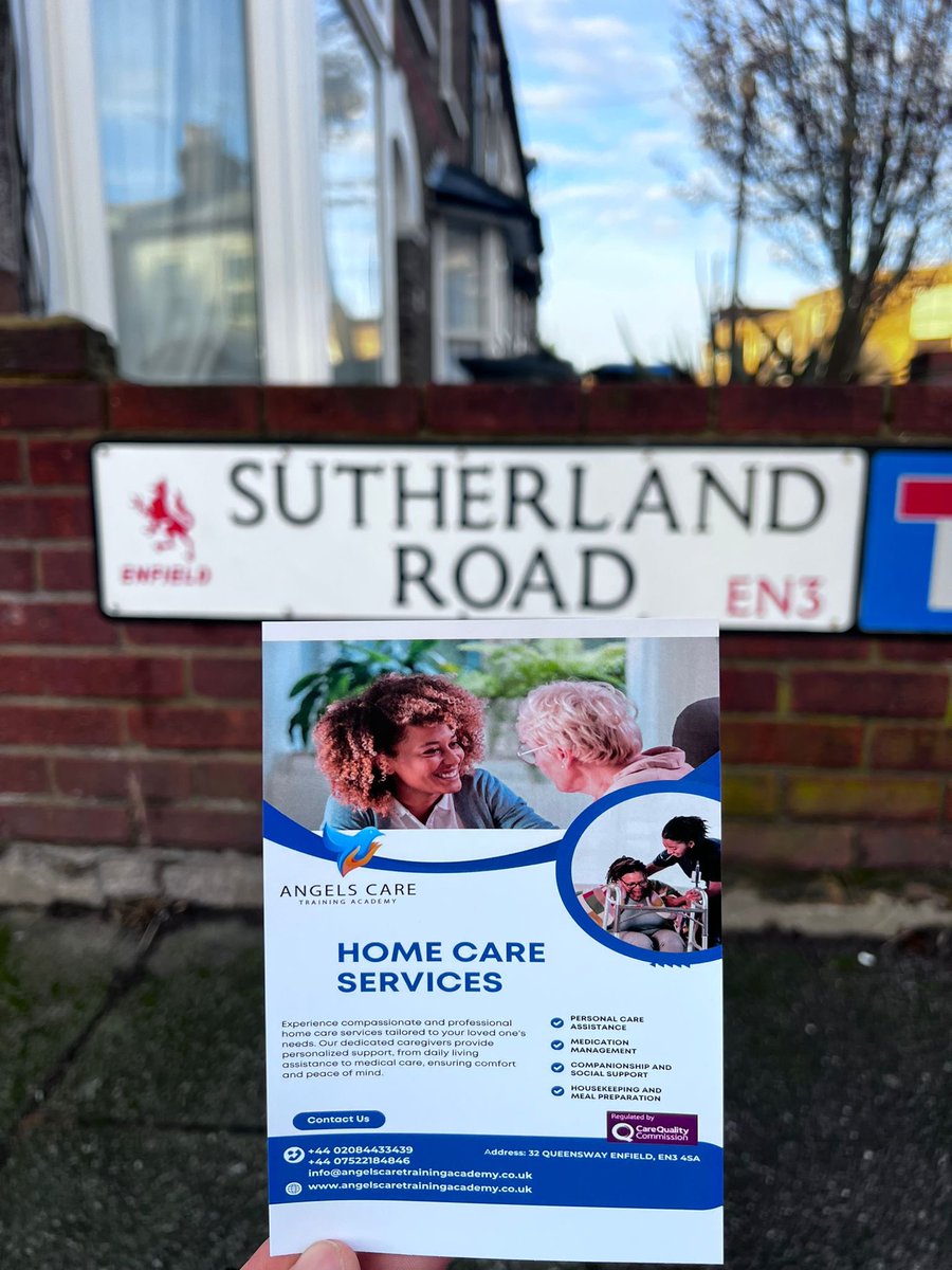 ### We Are Distributing Leaflets for Angels Care Training Academy 

**Black White Leaflets Advertising Agency** is pleased to announce a door-to-door distribution of leaflets for **Angels Care Training Academy in the Enfield Area**.