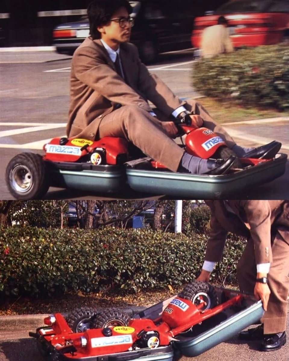 Shtreetwear's tweet photo. 1991 Mazda Suitcase that Turns into a Car https://t.co/CMwQzVTsmj