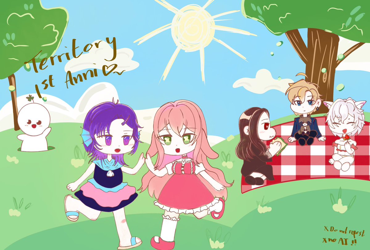 #territoryoneyear

~อยู่ด้วยกันแบบนี้ไปนานๆ นะ💖

~🐺🔍🐇🫧✡️🦝🍀~
#SN_Gallery #EijiArto #Jan_FA #ArtForChi #Art_Sia