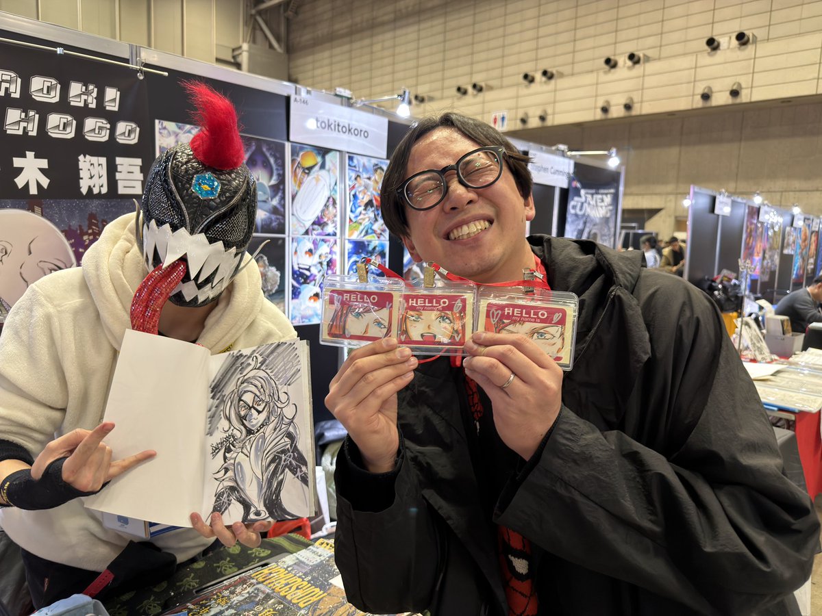 RT @8Wakarin: 毎年コミコンの度にブースへ遊びに行ってる、青木翔吾