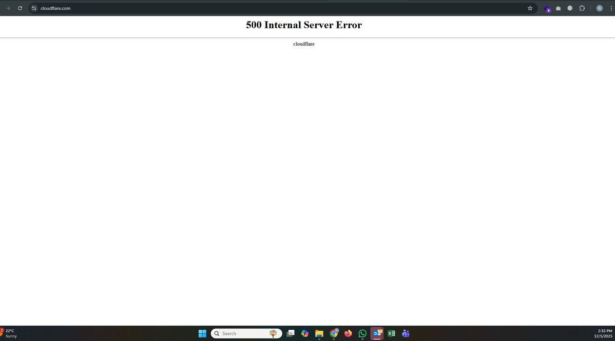 rammohan4b's tweet photo. #Cloudflare are continuing to investigate down issue with Cloudflare Dashboard and related APIs.

Customers using the Dashboard / Cloudflare APIs (CDN) are impacted as requests might fail and/or errors may be displayed.
#cloudflaredown https://t.co/4zTwEqdXH6