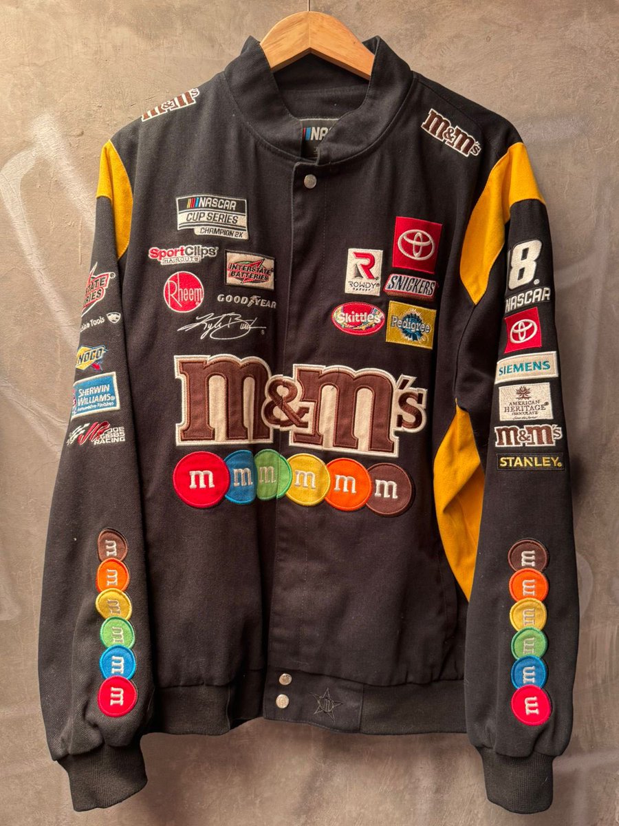 tikarbelukar's tweet photo. Wts jaket nascar m&amp;m by Jh design like new https://t.co/EZJqZC1RBi