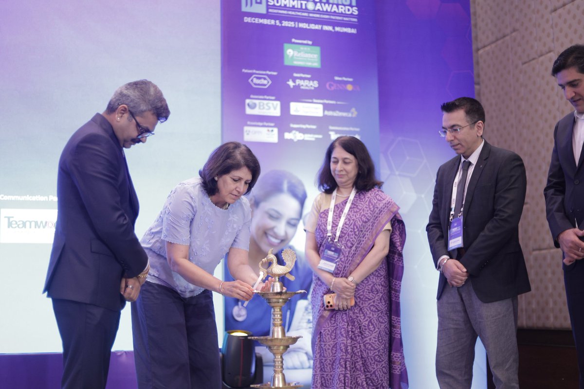 IHWCouncil's tweet photo. The 4th Edition of the #PatientFirstSummit & Awards 2025 opens in Mumbai with a symbolic lamp-lighting ceremony — a reminder that every conversation today is guided by compassion, clarity and commitment to those who need care the most.
#PatientCentricCare #HealthcareLeadership https://t.co/32nZU4Vbf4