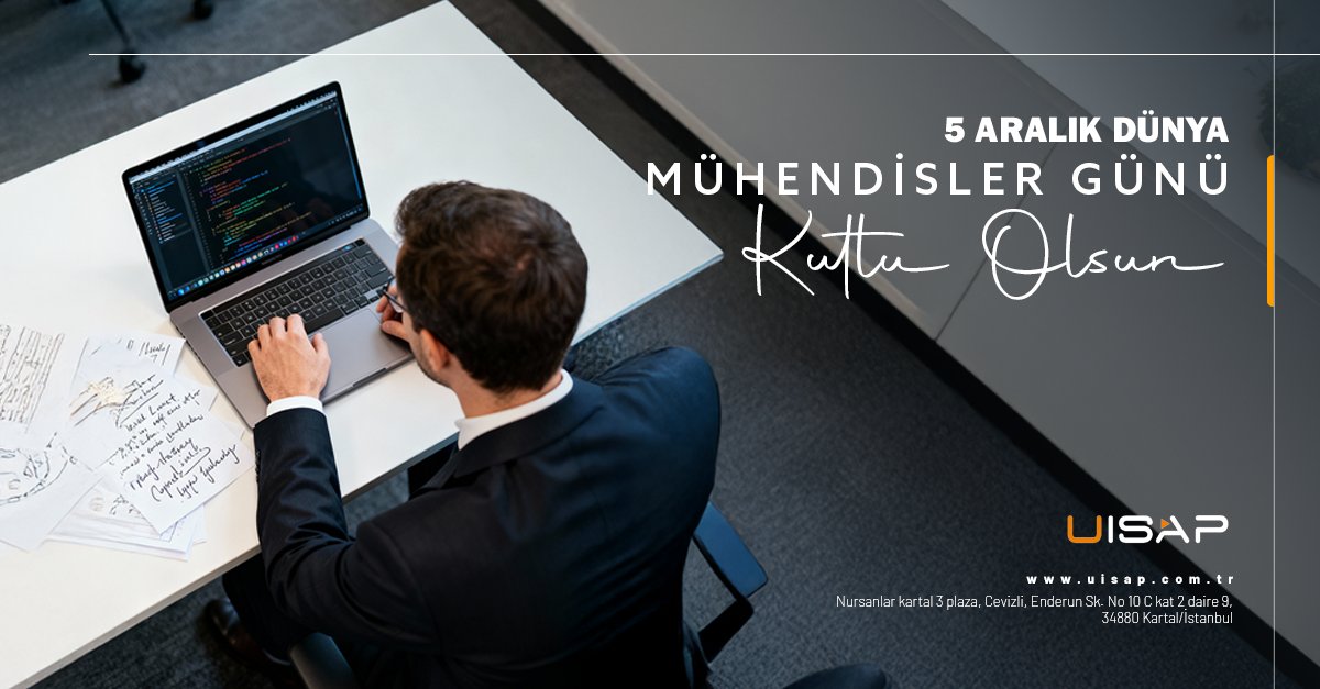 5 Aralık Dünya Mühendisler Günü kutlu olsun!
Üreten, geliştiren ve dönüştüren tüm mühendislerimize teşekkürler!

#uisap #dünyamühendislergünü #mühendislik #engineering #innovation