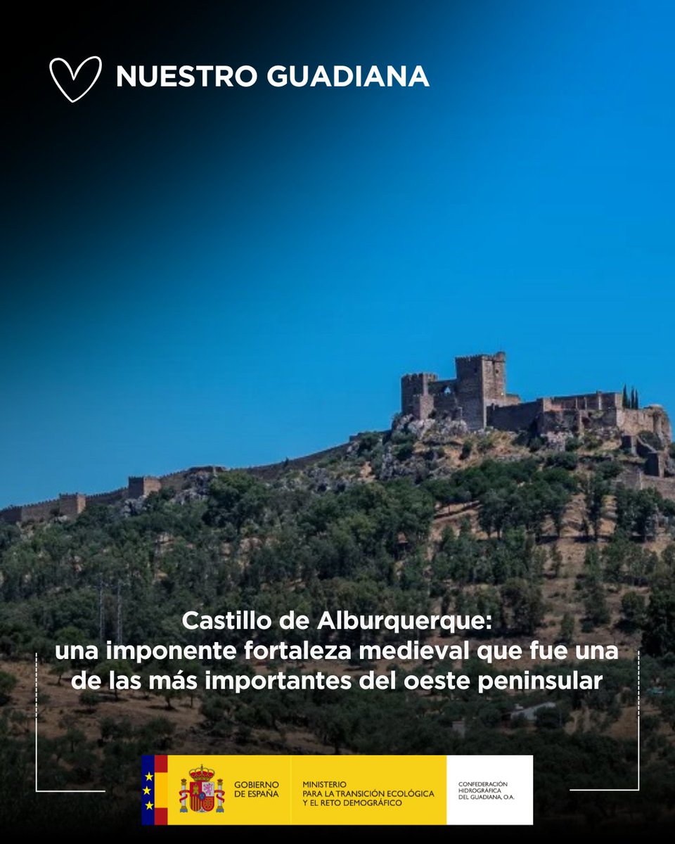 🏰 Castillo de Alburquerque | Esta imponente fortaleza medieval fue una de las más importantes del oeste peninsular.

📍 Construido entre los siglos XII y XV, domina el terreno desde lo alto y conserva torres, murallas y rincones llenos de historia.