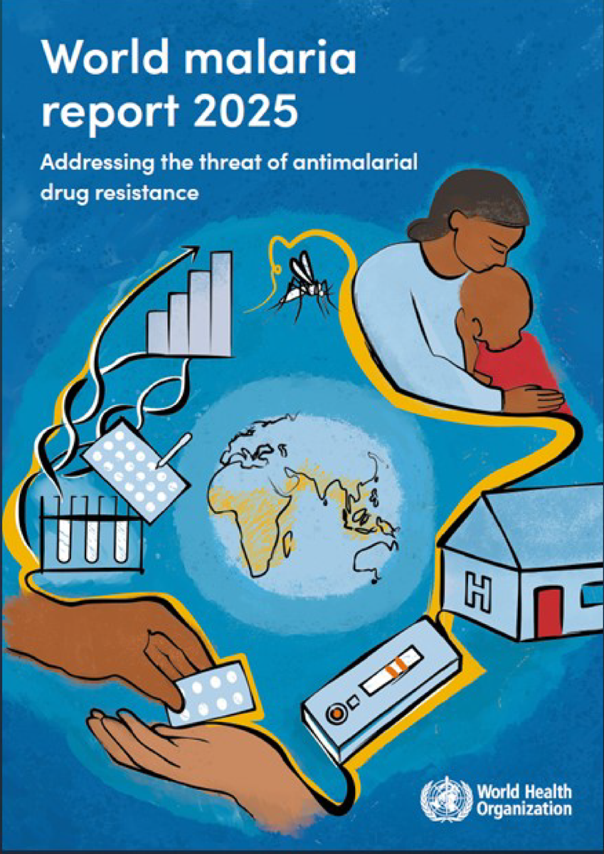 The <a href="/WHO/">World Health Organization (WHO)</a> just released its 2025 #WorldMalariaReport highlighting that progress in the fight against #malaria is under threat as drug resistance rises.
Link to the report : who.int/teams/global-m…