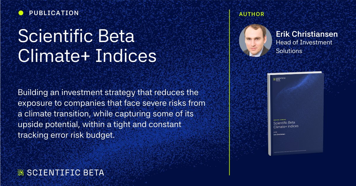 With Climate+, you don't have to choose between climate alignment 🌱 and sound market risk management 📈

ℹ️ Explore full feature in our latest newsletter 👉🏻 bit.ly/3MlbHSK
📄 Download our white paper 👉🏻 bit.ly/4oCXQ7I

#ClimateInvesting #SustainableFinance #ESG