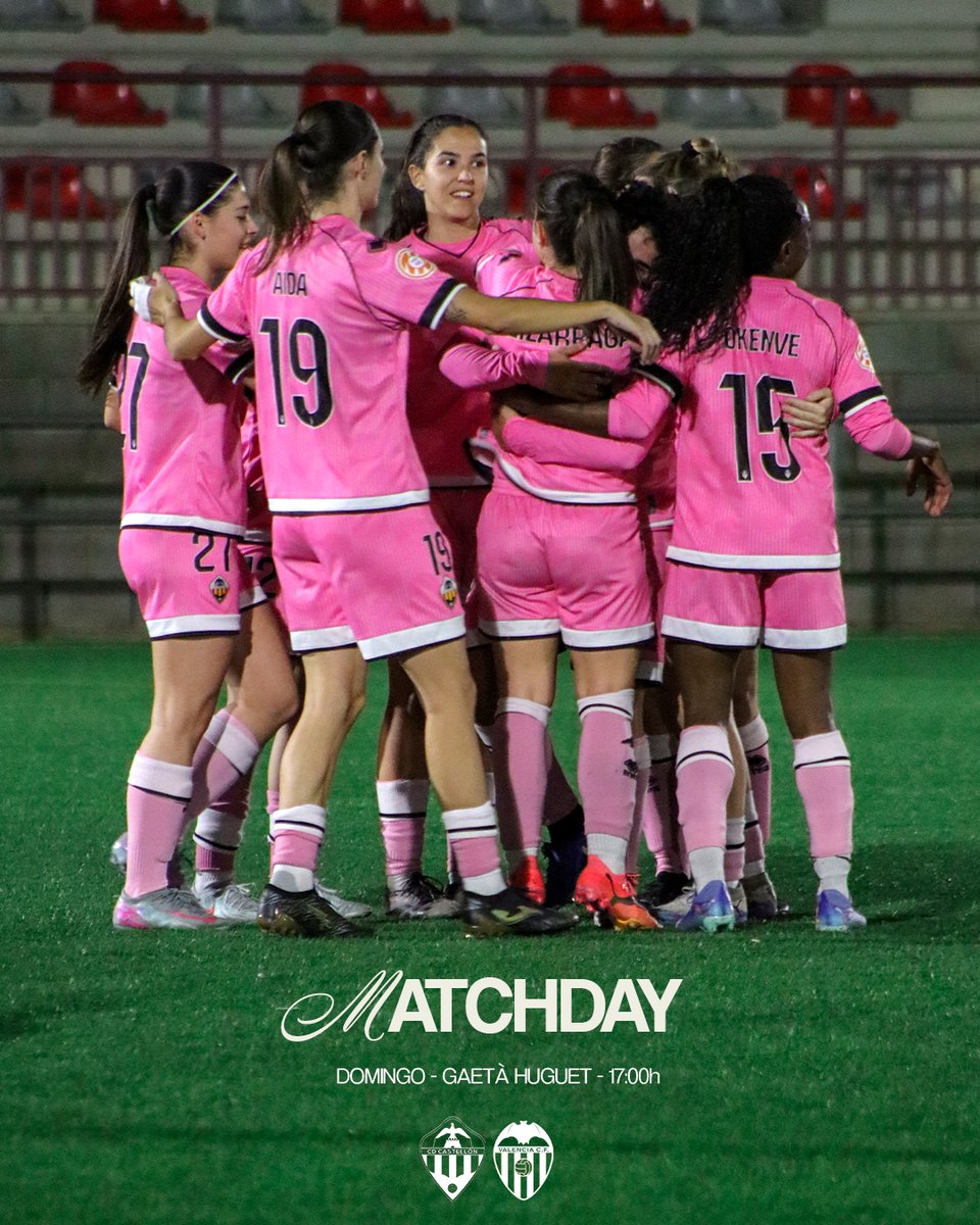 ⚽️ 𝗠𝗔𝗧𝗖𝗛𝗗𝗔𝗬   

¡𝐏𝐀𝐑𝐓𝐈𝐃𝐀𝐙𝐎 𝐀 𝐋𝐀 𝐕𝐈𝐒𝐓𝐀!

📌Jornada 10

🆚 Valencia CF 'B'
🗓️ 7 diciembre
⌚️ 17:00h 
🏟️ Gaetà Huguet

🫡 ¡Te esperamos!

#CastellónValencia
#PPO👂