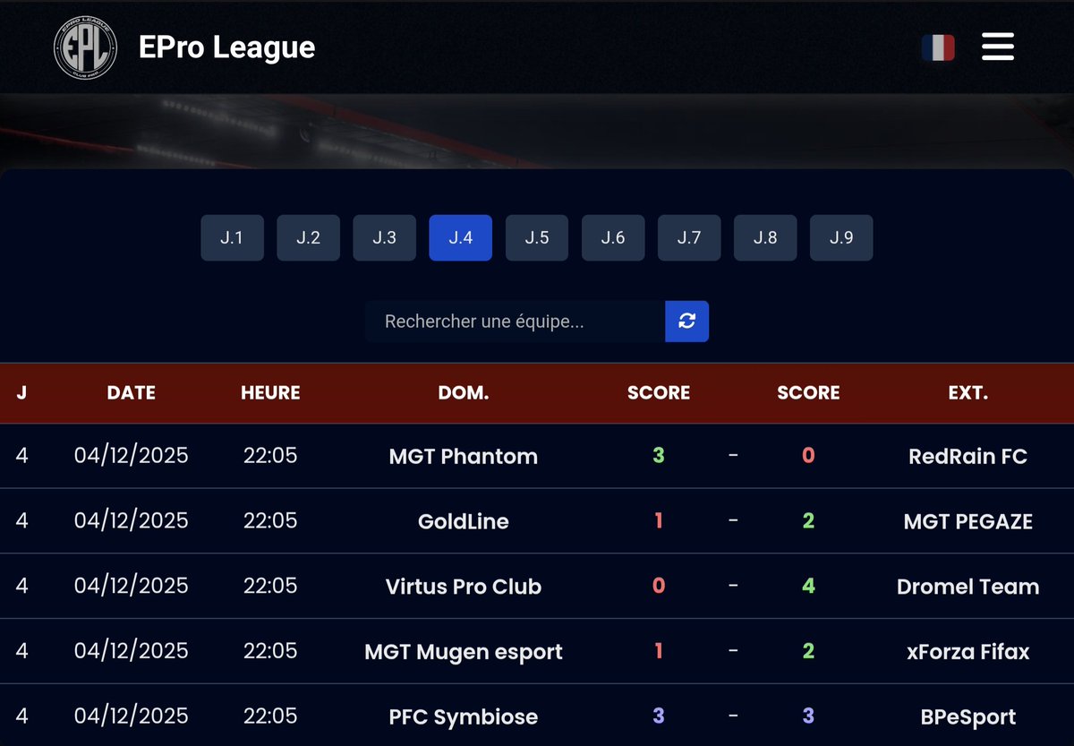 EPro League tweet media