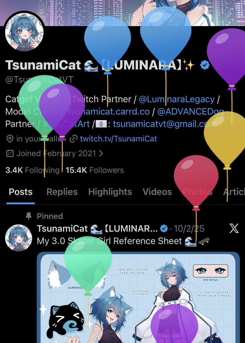 TsunamiCat 🌊🐈⬛ 【LUMINARA】 tweet media