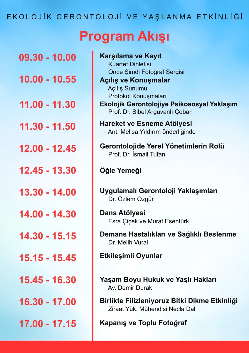 egetvakfi's tweet photo. EKOLOJİK GERONTOLOJİ VE YAŞLANMA ETKİNLİĞİ 

Menteşe Belediyesi, Ulusal Sosyal ve Uygulamalı Gerontoloji Derneği, EGET Vakfı ve Hasbahçe Vakfı iş birliğiyle düzenlenen etkinlik, 12 Aralık 2025 Cuma günü Türkan Saylan Çağdaş Yaşam Merkezi’nde gerçekleştirilecektir. https://t.co/gNPy5afFzE