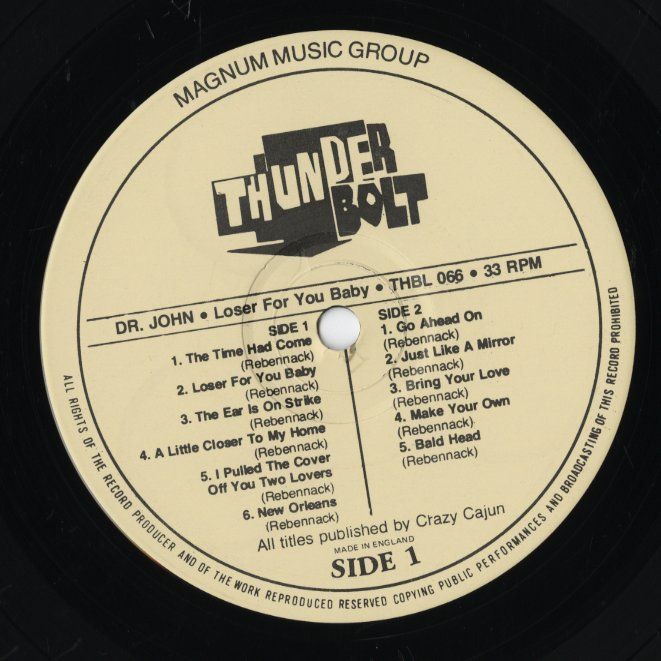 Dr. John / ドクター・ジョン / Loser For You Baby (THBL 066