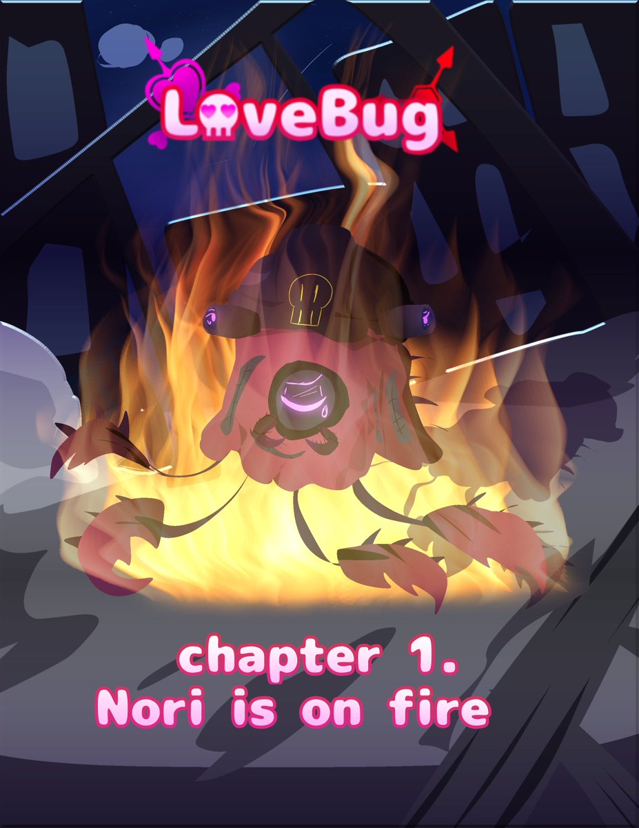 mdLovebugau's tweet photo. Chapter 1 cover! • #murderdroneslovebug #murderdronesau #murderdrones #murderdronesfanart #murderdronesart #nori #noridoorman https://t.co/SfZmVt393Z